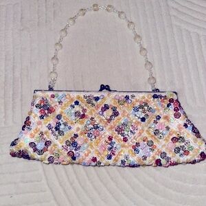 Beaded purse.